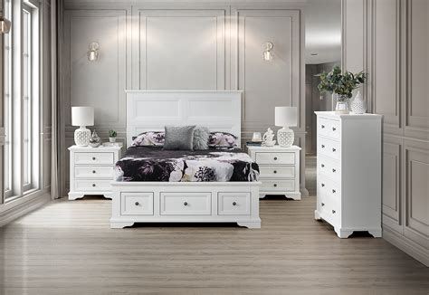 chanel bedroom suite amart|white chanelle bedroom suite.